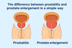 prostatitis vs prostate enlargement